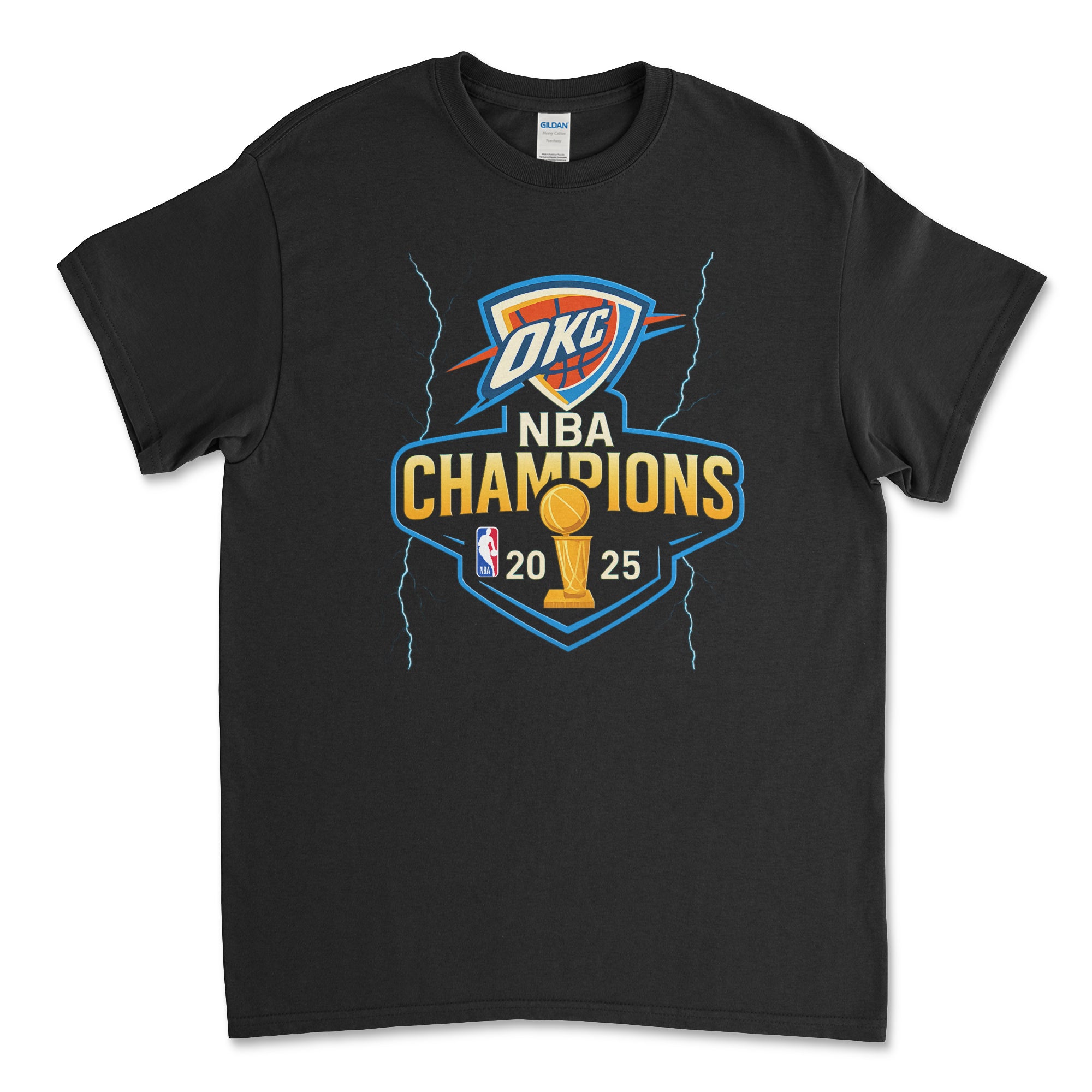 OKC Thunder 2025 NBAChamps Tee 1