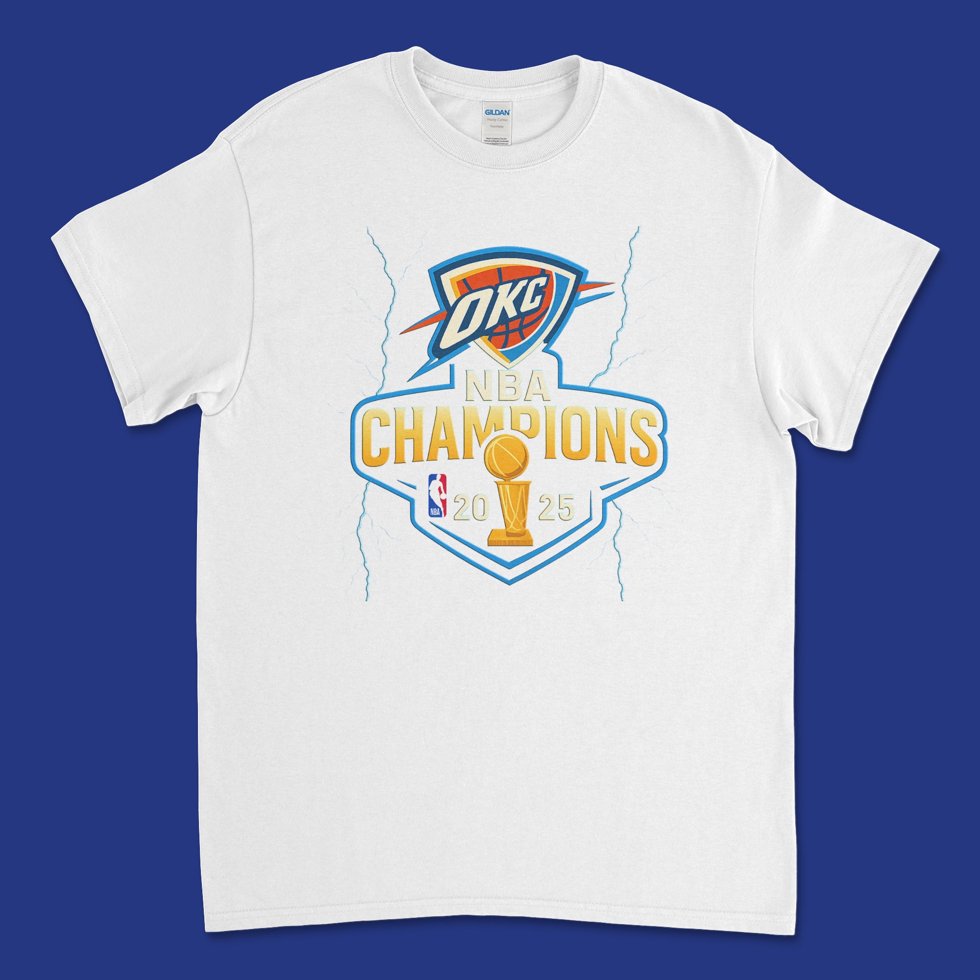 OKC Thunder 2025 NBAChamps Tee 1
