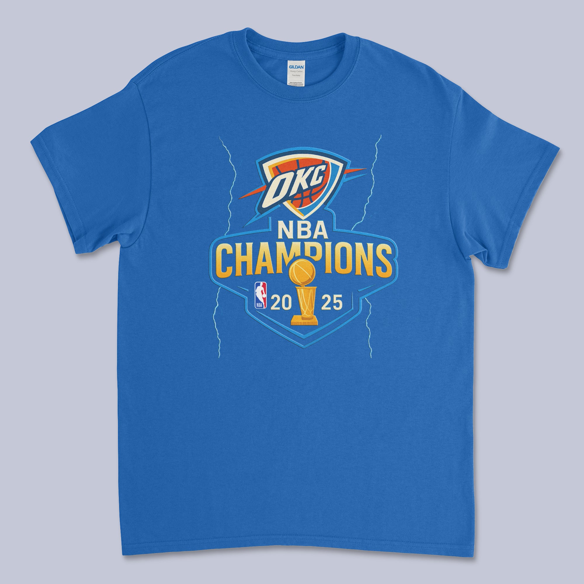 OKC Thunder 2025 NBAChamps Tee 1